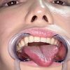 アイドルの激レアな舌、のどちんこ、歯観察プレイ