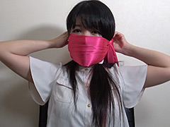 菅原花音 － 布猿轡をたくさん巻いてみた。