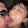 【個人撮影】湊波流のデカ舌ディープキス＆ツバ鼻吸い