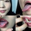 長い舌！みすずちゃんの口内観察
